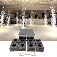 Ensemble d'allumeurs à étincelles froides avec télécommande - Pyrotechnie écologique en plastique réutilisable pour les mariages, les fêtes, les scènes et les événements en intérieur