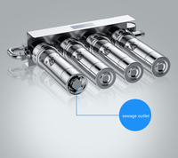 Système de filtration d'eau par osmose inverse à grand débit 100 GPD sous évier pour la consommation domestique