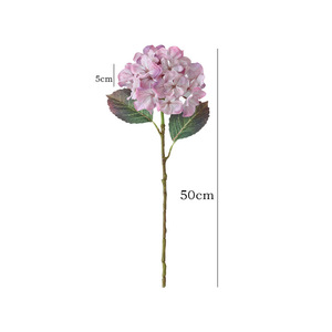 <b>Artificial</b> <b>Hydrangea</b> <b>Flowers</b> Purple Plastic Silk High Simulation Wedding Home Decorations - Product Image 5
