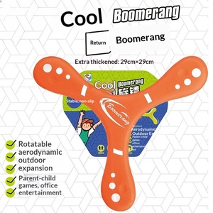 Juguete Deportivo para Niños, Boomerang de Espuma EVA, Disco Volador Suave de Tres Aspas para Lanzar con la Mano - Product Image 5