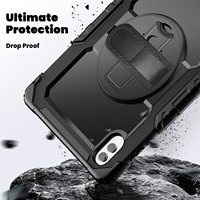 Casing Pelindung Kokoh Anti-Gores 360 Derajat untuk Samsung Galaxy Tab S12 Ultra 14.6" 2026 dengan Tali Bahu