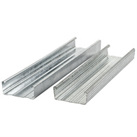 Profilé en acier galvanisé, plafond de Suspension en métal, canal de fourrure Omega pour gypse