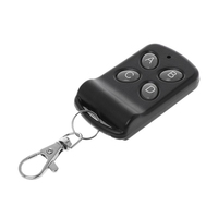 Télécommande sans fil 4 canaux 433MHz avec interrupteur bouton d'éclairage Clone Code Duplicator Key pour porte de garage et fenêtre