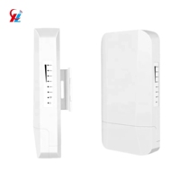 Point d'accès WiFi extérieur HC210, portée de 2 km, 1 km-2 km, 2,4 G, 300 Mbps, AP/CPE/pont sans fil, 1 km-2 km, 2,4 G, 300 Mbps, sans fil