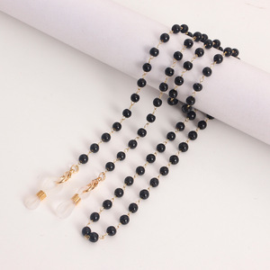 Gafas de sol <span class=keywords><strong>Cuelga</strong></span> Máscara Correa Cordones Moda Perla Máscara Cadenas Mujeres Gafas Cordón Máscara Titular Gafas de sol Cadenas - Product Image 6