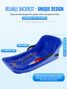 <span class=keywords><strong>Luge</strong></span> en plastique portable pour enfants, <span class=keywords><strong>luge</strong></span> à neige pour enfants, snowboard et <span class=keywords><strong>ski</strong></span> en plein air, pas encore d'avis - Product Image 5