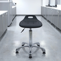 Chaise de laboratoire ESD commerciale directe d'usine ascenseur en mousse PU rotation tabouret antistatique industriel pour atelier école hôpital