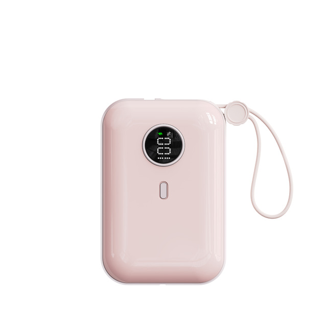 Mini Compact 10000 MAh Portable Power Bank with Wired Digital Display 22.5w Fast Charging Power Bank Wholesale