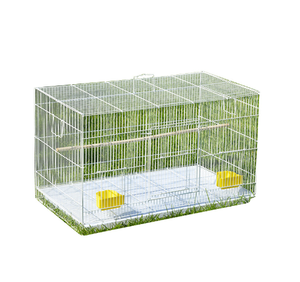 2024 Cage à oiseaux en fer intensifiée et épaissie pour cages à lapins dans les élevages, cages à lapins pour animaux de compagnie, cages à lapins villa extra larges - Product Image 1