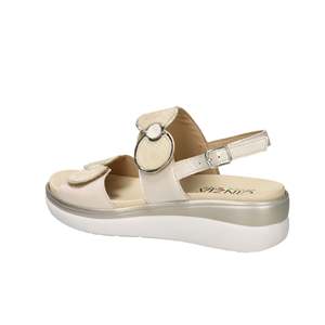Sandalo con Zeppa Cinzia Soft da Donna Beige IO20637C Stile Comfort con Plateau - Product Image 2