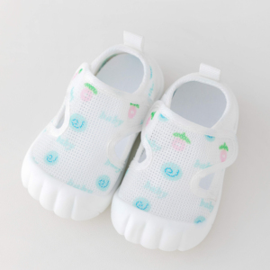 Chaussures de marche pour bébé <span class=keywords><strong>en</strong></span> maille premium 100% polyester avec fermeture auto-agrippante, respirantes, souples, semelle antidérapante, vente <span class=keywords><strong>en</strong></span> gros pour tout-petits - Product Image 1