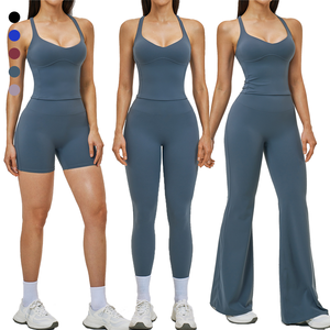 Pantalones Cortos Personalizados para Niñas en Nailon, Ropa Deportiva para Niñas, Pantalones Acampanados para Mujer, Tops de Yoga - Product Image 1