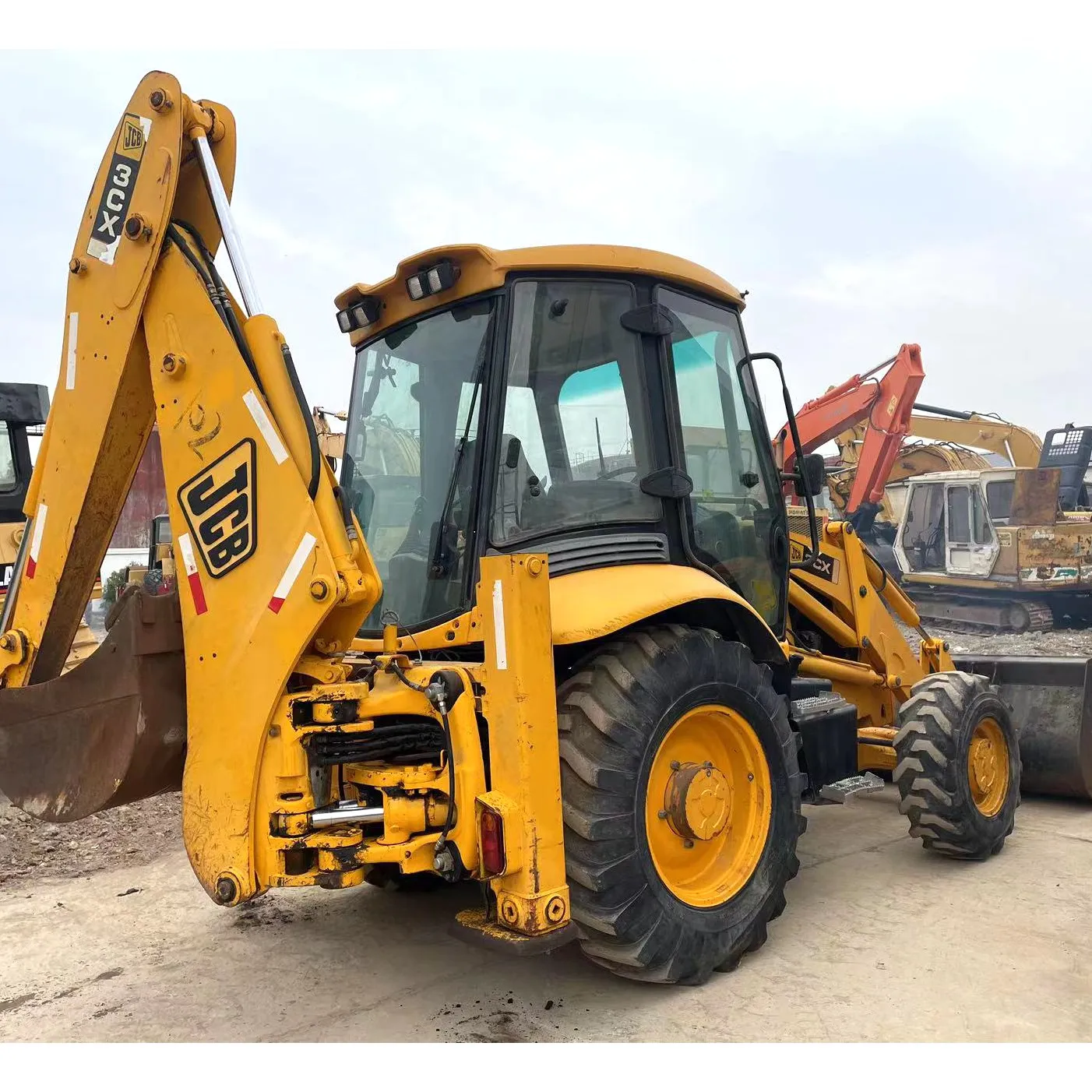 Mini Wheel Loader Caterpillar JCB 3CX Backhoe Loader Second Hand JCB3CX JCB4CX CAT420F CAT416F Front shovel excavator for sell