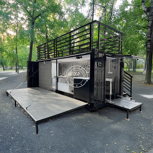 Moderne commerciële keukencontainer met roestvrijstalen binnenruimte, op maat gemaakt project, mobiel restaurant - Product Image 4
