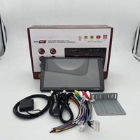 Stereo Mobil Android 11 Layar Sentuh Double Din 9-Inci 2+32GB dengan GPS WiFi untuk Mirror Link 5.0, Kartu SD & Amplifier