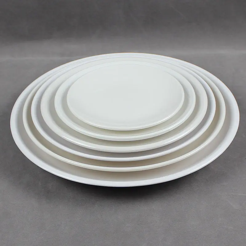 Melamine Dinner Plates 10 inch White color