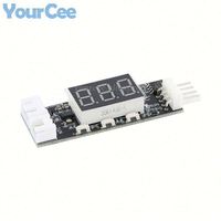 Module de régulation de température pour ventilateur PWM 12V, quatre fils, 3A, affichage numérique de la vitesse, réduction du bruit