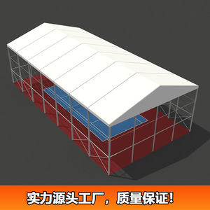 Carpa Deportiva Exterior Personalizada de 19x37m, PVC de Una Sola Capa, Tipo Extendido para las Cuatro Estaciones, Gimnasio con Domo Inflable - Product Image 4