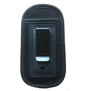 ESKO Duurzame Outdoor Leder+Nylon Zwarte Cartridge Clip Cassette Magazijnhouder Box Bullet Case Holster - Product Image 1