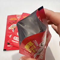 Sacs rétractables en plastique PE recyclables, imprimés sur mesure et gaufrés, avec fermeture éclair pour les collations, les chocolats, le café