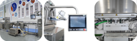 Machine d'emballage sous vide à double module MAP et SVP haute vitesse, scelleuse de conservation des aliments, production de 3000 boîtes pour l'emballage du saumon