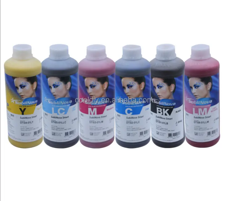 1L Inktec Sublimation Ink for Sublimation Mug Print Apply to Epson printer Black Cyan Magenta Yellow Light Cyan Light Magenta