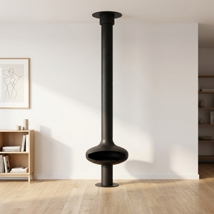 Elegante Caminetto Sospeso a Soffitto <span class=keywords><strong>per</strong></span> Arredamento di Ville e Appartamenti con <span class=keywords><strong>Bruciatore</strong></span> a <span class=keywords><strong>Bioetanolo</strong></span> Reale - Product Image 1