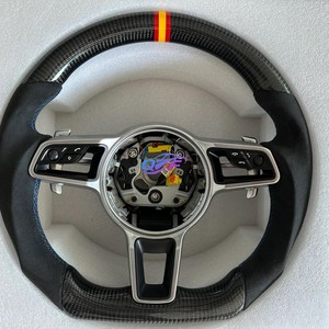 Pour Porsche <span class=keywords><strong>911</strong></span> 997 Carrera S 4 4S Turbo GT2 RS Gts Speedster <span class=keywords><strong>Sport</strong></span> <span class=keywords><strong>Classic</strong></span> 2004 à 2012 Volant en cuir - Product Image 6