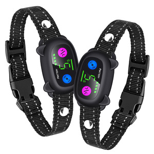 Smart Pet V3 Bark Control Collar <b>Black</b> Rechargeable Vibration Training Dog Trainer With Color Screen And Accurate Recognition - Product Image 1