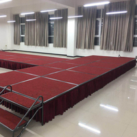 Escenario móvil plegable portátil para bodas al aire libre, plataforma para actividades al aire libre, escenario plegable para Hotel, pantallas de truss de alquiler