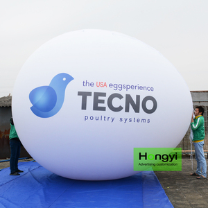 Grandi <span class=keywords><strong>Palloni</strong></span> Pubblicitari <span class=keywords><strong>a</strong></span> Forma di Uovo in PVC per Esterni e Interni, da Terra o da Soffitto - Product Image 1