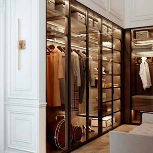 Armoires de dressing ouvertes de conception européenne de luxe - Product Image 2