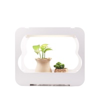 Bize alman Amazon üst sıcak satış LED Mini masa tam spektrum 15W akıllı zamanlayıcı hidroponik büyüyen kiti LED bahçe bitki işık