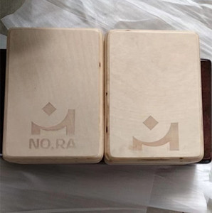 Bloques de yoga para soporte de mano Estera antideslizante de madera para entrenamiento de peso corporal saludable Gimnasia Viajes-OEM-para Diwali - Product Image 2