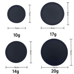 Minimalist Eco-Friendly Anti-Slip Silicone Coaster Multi-Size Thick Heat Resistant <b>Coffee</b> Tea Cups Customizable Logo <b>Table</b> Mat - Product Image 2