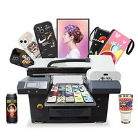 Impresora UV Jucolor CJ-UV4560D A2, Tamaño de Impresión 43*60CM para Acrílico, Madera, Vidrio y Metal