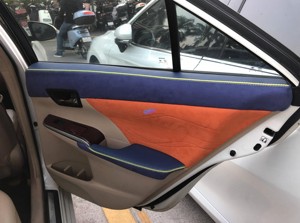 <span class=keywords><strong>Pour</strong></span> Toyota Camry 2012-2017, ensemble de garnitures de tableau de bord et de panneaux de porte en suède bicolore bleu-orange, <span class=keywords><strong>accessoires</strong></span> de rénovation et de mise à niveau de l'intérieur de <span class=keywords><strong>la</strong></span> <span class=keywords><strong>voiture</strong></span> - Product Image 5