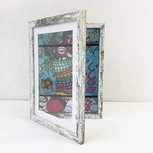 Enfants A4 Art cadre ouverture avant affichage pour enfants oeuvre Photos artisanat dessin bois cadre <span class=keywords><strong>photo</strong></span> - Product Image 5