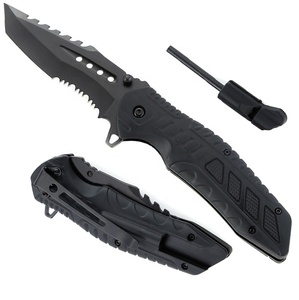 OEM Outdoor Survival Kit Fire Starter Emergency Whistle <b>LED</b> <b>Flashlight</b> Hunting Multi Tool Tactical Survival Knife - Product Image 4