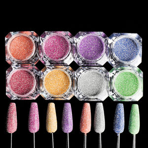 Diamant réfléchissant poussière paillettes brillant sucre ongles poudre Pigment fournitures pour Nail Art Gel vernis artisanat fête - Product Image 5