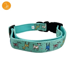 ペット製品の印刷ペットの犬の首輪とリーシュハーネスセットペットの首輪の鎖 - Product Image 5