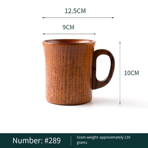 Vente en gros usine : Tasse en bois de jujube sauvage, Tasse à thé simple, Mug à poignée en bois, Tasse à bière, Tasse à café, Tasse pour le thé de l'après-midi - Product Image 6