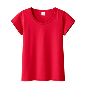 T-shirt pour femme ajusté personnalisé en coton 95% et élasthanne 5% pour impression en gros - Product Image 4