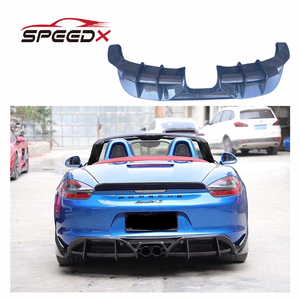 Para Porsche <span class=keywords><strong>Boxster</strong></span> <span class=keywords><strong>981</strong></span> actualización GT4 fibra de carbono parachoques trasero y Kit de carrocería de labio trasero <span class=keywords><strong>981</strong></span> Porsche <span class=keywords><strong>Boxster</strong></span> <span class=keywords><strong>981</strong></span> Kit de carrocería - Product Image 1
