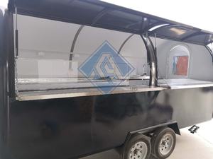 Fabriqué en usine en Chine Fabrication personnalisée à bon prix Crème glacée Hot Dog Mobile 400CM Modèle rond Food Truck avec cuisine complète - Product Image 2