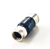 Connecteur de câble coaxial RF étanche de type F mâle à compression pour antenne 75 ohms, câble RG11, caméra CCTV