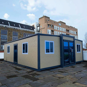 Maisons en conteneur à bas <span class=keywords><strong>prix</strong></span> maison préfabriquée extensible de 40 pieds restaurant en conteneur modulaire de luxe maison en conteneur en acier au <span class=keywords><strong>maroc</strong></span> - Product Image 1