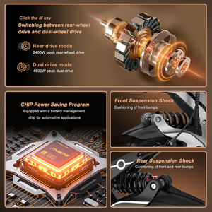 JLM <span class=keywords><strong>G1</strong></span>, Patinete Eléctrico de 2400W con Doble Motor, 52V 25Ah, Freno Hidráulico, 80km/h, Venta Directa de Fábrica, Almacén en la UE - Product Image 6