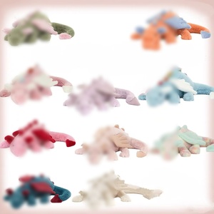 Peluche in Cotone Biologico Jelly Cats, Drago del Cielo e Drago delle Nevi, Bambola Morbida Imbottita con PP, Cuscino Ponderato Morbido - Product Image 2