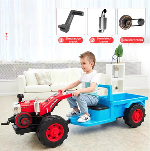 2024 nuevos juguetes eléctricos <span class=keywords><strong>para</strong></span> niños 12V batería Tractor <span class=keywords><strong>montable</strong></span> niños paseo eléctrico en coche - Product Image 3